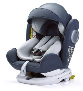 BOXING DAY - ISOFIX-es 360°-ban forgatható Mama Kiddies Murphy biztonsági autósülés (0-36 kg) grey színben ajándék napvédővel