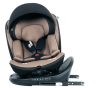 ISOFIX-es 360°-ban forgatható Mama Kiddies i-Size Power GT2 biztonsági autósülés (40 -150 cm) bézs színben ajándék napvédővel