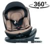 ISOFIX-es 360°-ban forgatható Mama Kiddies i-Size Power GT2 biztonsági autósülés (40 -150 cm) bézs színben ajándék napvédővel