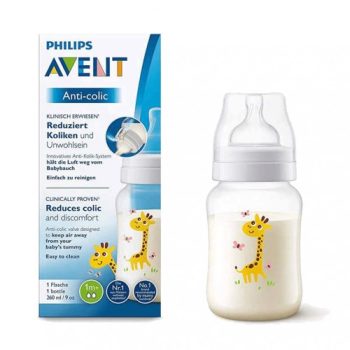 Avent SCF821/12 Anti-colic cumisüveg 260ml Zsiráf