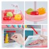 MAma Kiddies 43 részes 72 cm magas KitchenStar babakonyha szett pink színben