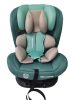 ISOFIX-es 360°-ban forgatható Mama Kiddies Racing biztonsági autósülés (40 -125 cm) zöld színben + Ajándék fejvédő párna