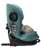 ISOFIX-es 360°-ban forgatható Mama Kiddies Racing biztonsági autósülés (40 -125 cm) zöld színben + Ajándék fejvédő párna