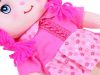 Rongybaba rózsaszín ruhában – 28cm